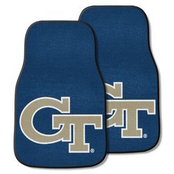 Georgia Tech Car Mat Set - Black