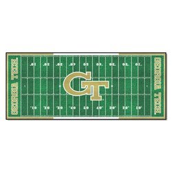 Georgia Tech University Football Field Runner Rug