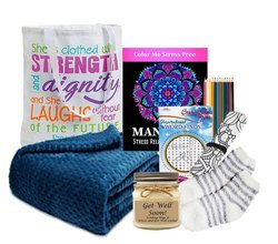 Get Well Gift Of Comfort Tote with Blanket