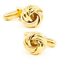 Gold Knot Cufflinks