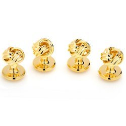 Gold Knot Studs