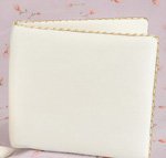 Gold Trimmed Satin Collection Guest Book