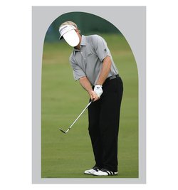 Golf Man Standin Cardboard Cutout