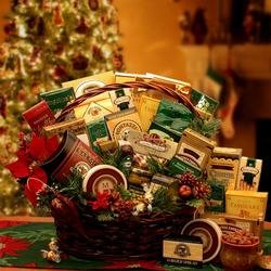 Grand Gatherings Holiday Gourmet Large Gift Basket