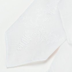 Grape Vines Wedding Handkerchief - 13" x 13"