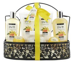 Grapefruit Essential Oil Infused Spa Gift Basket