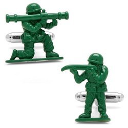 Green Army Men Cufflinks