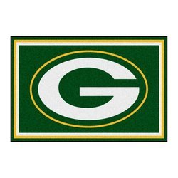 Green Bay Packers Floor Rug - 5x8