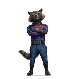 Guardians of The Galaxy Volume 3 Rocket Raccoon Cardboard Cutout