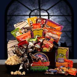 Halloween Scarefest Movie Gift Box w/ 5.00 Redbox Card