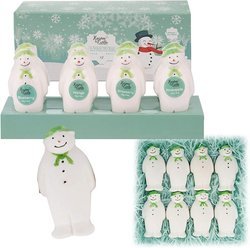 Handmade Holiday Snowmen Bath Bomb Gift Set - 8 Pieces