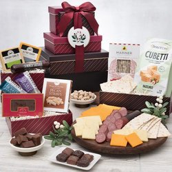 Premium Cheese and Cracker Gift Tower