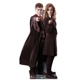 Harry & Hermione Harry Potter Cardboard Cutout