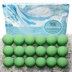 Heaven & Earth Therapeutic Eucalyptus Bath Bomb Gift Set - 18 Pieces