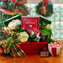 Holiday Greetings Gift Basket