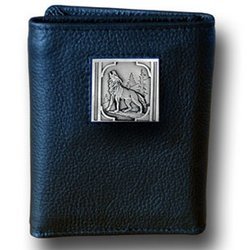 Howling Wolf Tri-fold Wallet