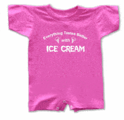 Ice Cream Baby Romper