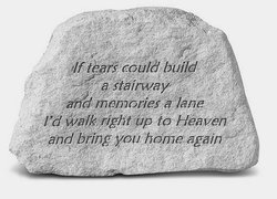 If Tears Could Memorial Stone