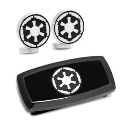 Imperial Cufflinks and Cushion Money Clip Gift Set