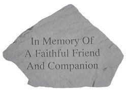 In memory of pet Memorial Stone