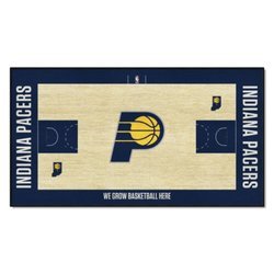 Indiana Pacers Basketball Court Runner Rug