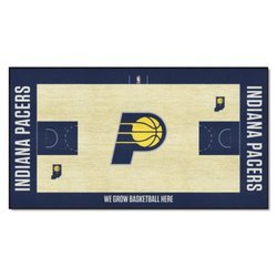 Indiana Pacers Basketball Large Court Runner Rug