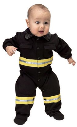 Infant Jr. Fire Fighter Suit (Black)