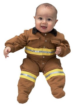 Infant Jr. Fire Fighter Suit (Tan)