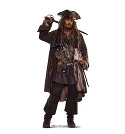 Jack Sparrow 02 Pirates of the Caribbean 5 Cardboard Cutout