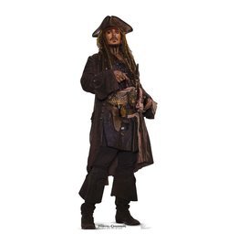 Jack Sparrow Pirates of the Caribbean 5 Cardboard Cutout