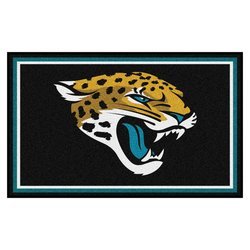 Jacksonville Jaguars Floor Rug - 4x6