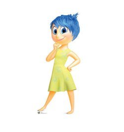 Joy Disney/Pixars Inside Out Cardboard Cutout