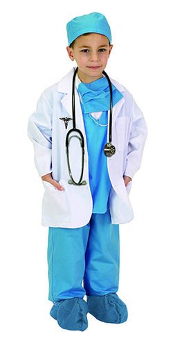 Jr. Physician Costume (Blue)