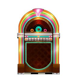 Juke Box Cardboard Cutout