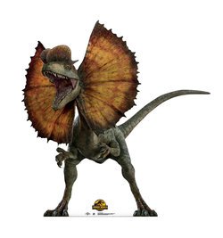 Jurassic World Dominion Dilophosaurus Cardboard Cutout Standee