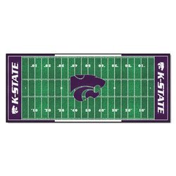 Kansas State University Football Field Runner Rug