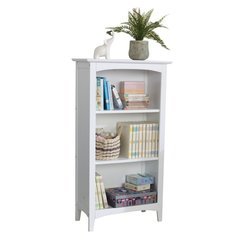 KidKraft Avalon 3 Shelf Bookcase - White