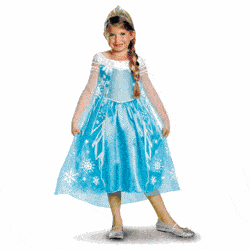 Kids Deluxe Elsa Frozen Costume