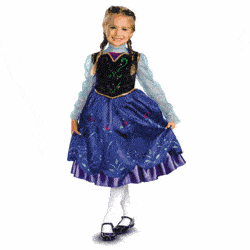 Kids Deluxe Frozen Anna Costume