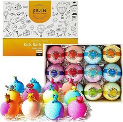 Kids Surprise Toy Bath Bomb Gift Set - 12 Pieces