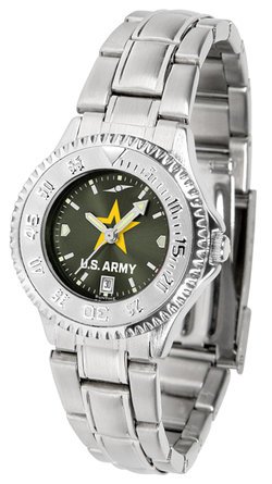 Ladies' US Army Competitor Steel AnoChrome Watch