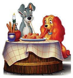 Lady and the Tramp Cardboard Cutout