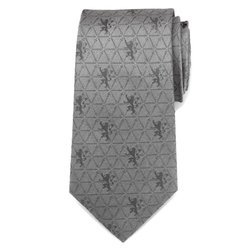 Lannister Geometric Sword Gray Men's Tie