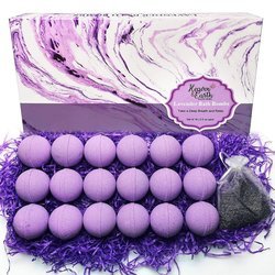 Lavender Bath Bomb Gift Set - 18 Pieces
