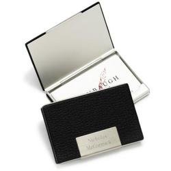 Leather Personalized Business Card Holder