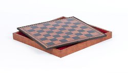 Leatherette Cabinet Chess Board - 1-3/8" Squares