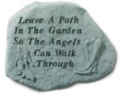 Leave a path in the garden so the angels