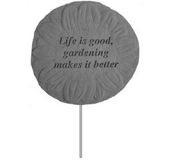 Life is good Garden Stake