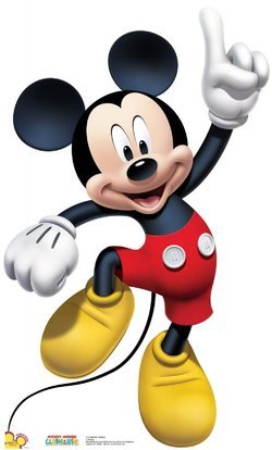 Life Size Mickey Mouse Standee