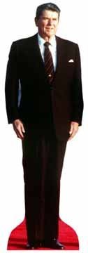 Life Size President Ronald Reagan Standee - Dark Suit